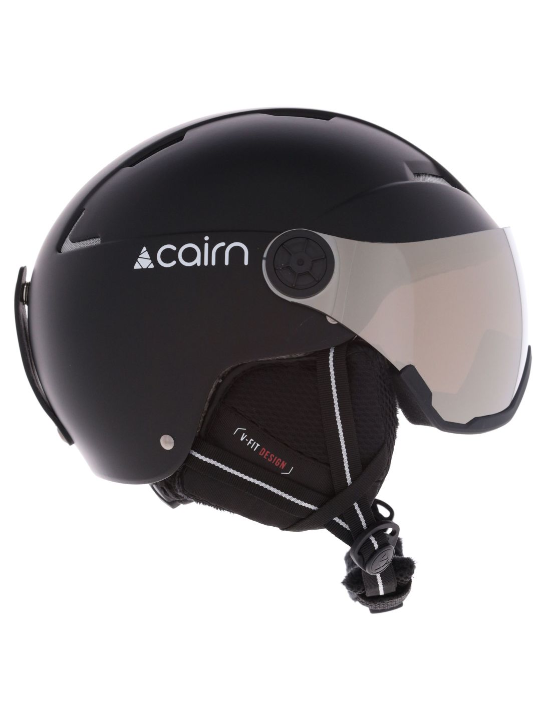 Cairn, Orbit Visor casco con visera unisex Mat Black negro 