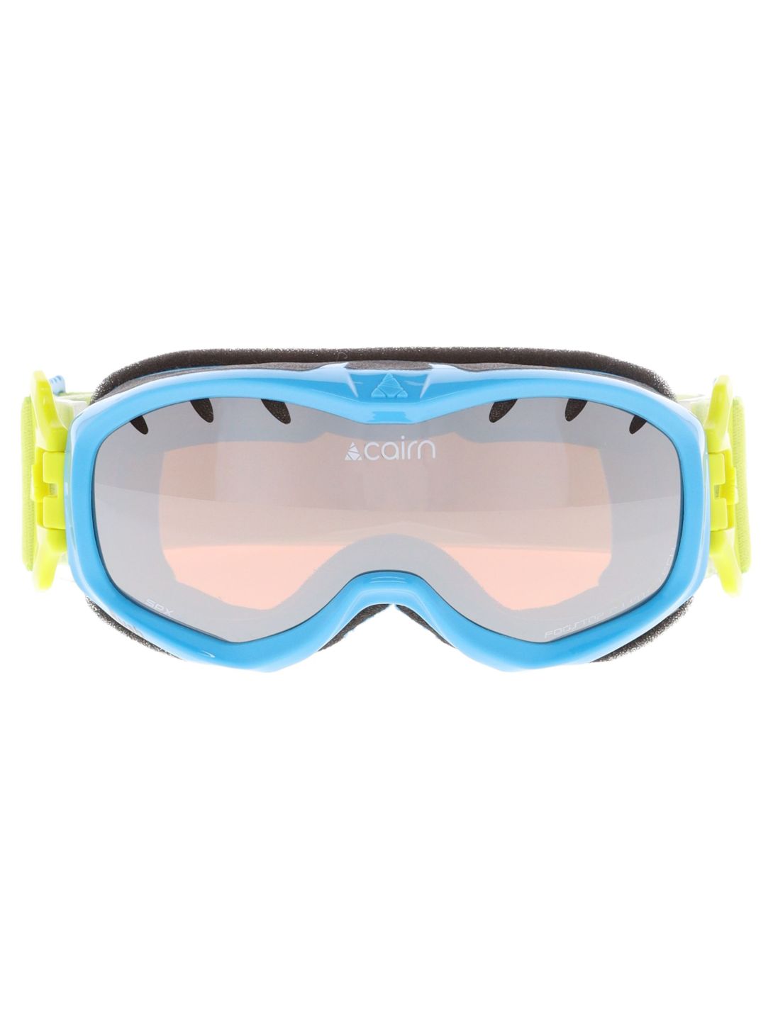 Cairn, Rush SPX3 gafas de esquí niños Shiny Azure Lemon azul, verde 