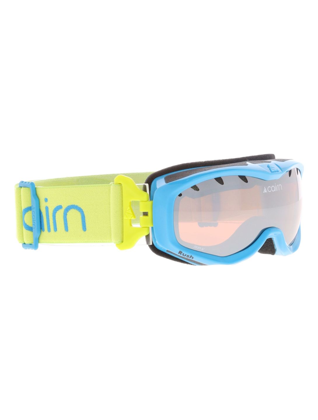 Cairn, Rush SPX3 gafas de esquí niños Shiny Azure Lemon azul, verde 