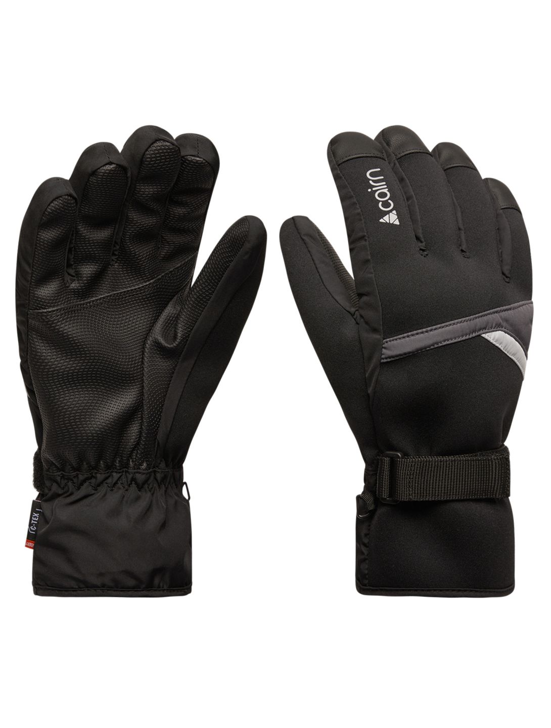 Cairn, Styl 2 M C-Tex guantes de esquí hombres Dark Grey Light gris, negro 