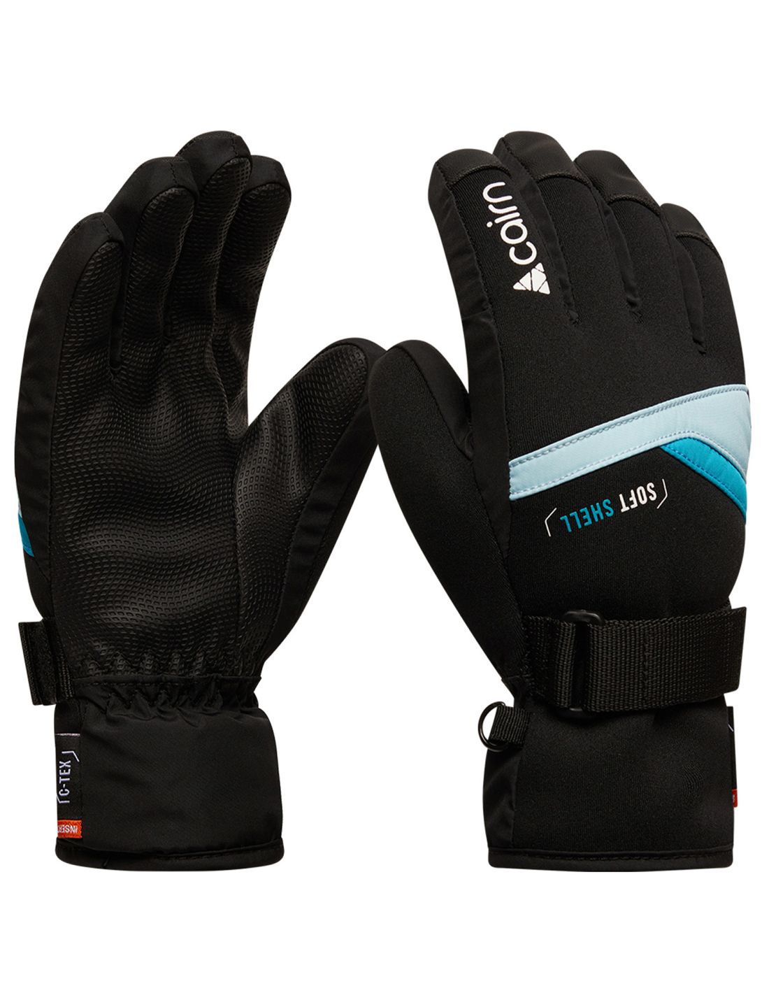 Cairn, Styl J C-Tex guantes de esquí niños Frost Lagoon azul, negro 