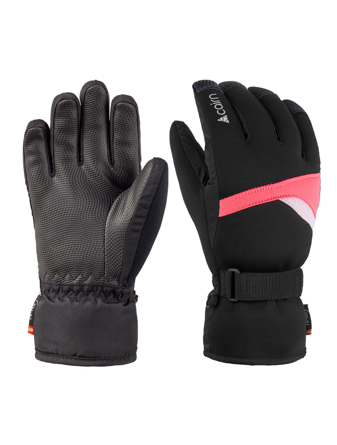 Cairn, Styl J C-Tex guantes de esquí niños Neon Pink rosa 