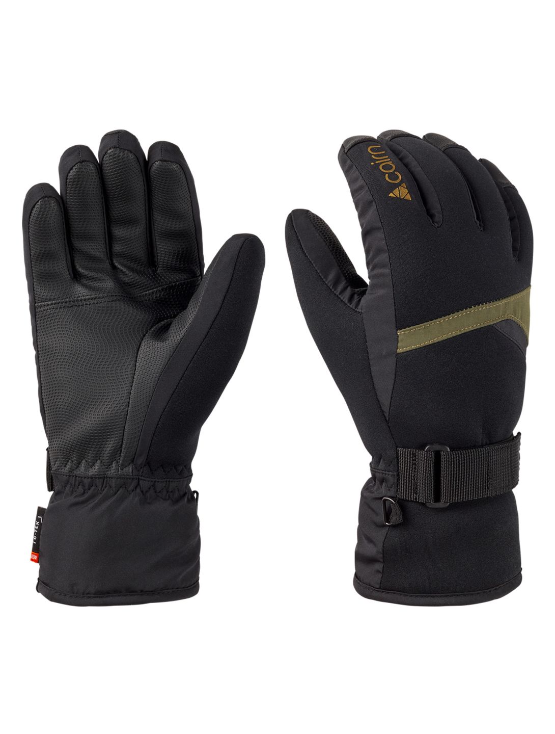 Cairn, Styl W C-Tex guantes de esquí mujeres Black Forest Gold Goud, negro 