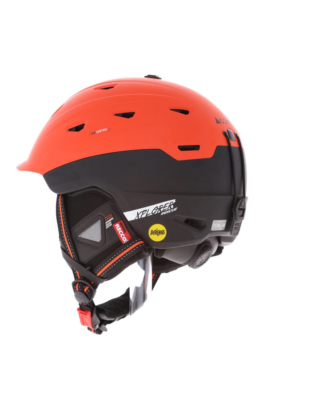 Cairn, Xplorer Rescue Mips casco unisex Black Fire naranja, negro 