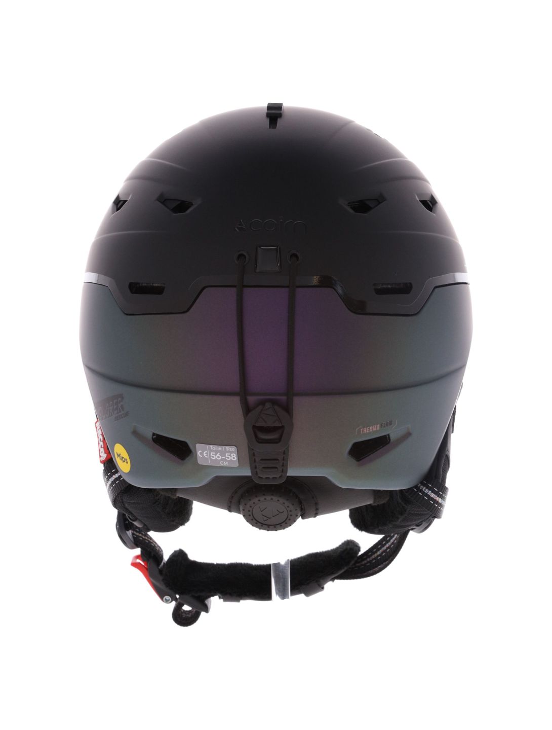 Cairn, Xplorer Rescue MIPS casco unisex Mat Black Cameleon multicolor, negro 