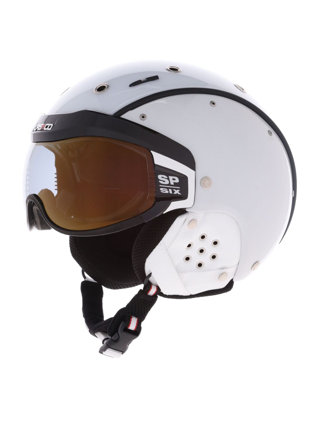 Casco, SP-6 casco con visera unisex Chameleon White blanco 