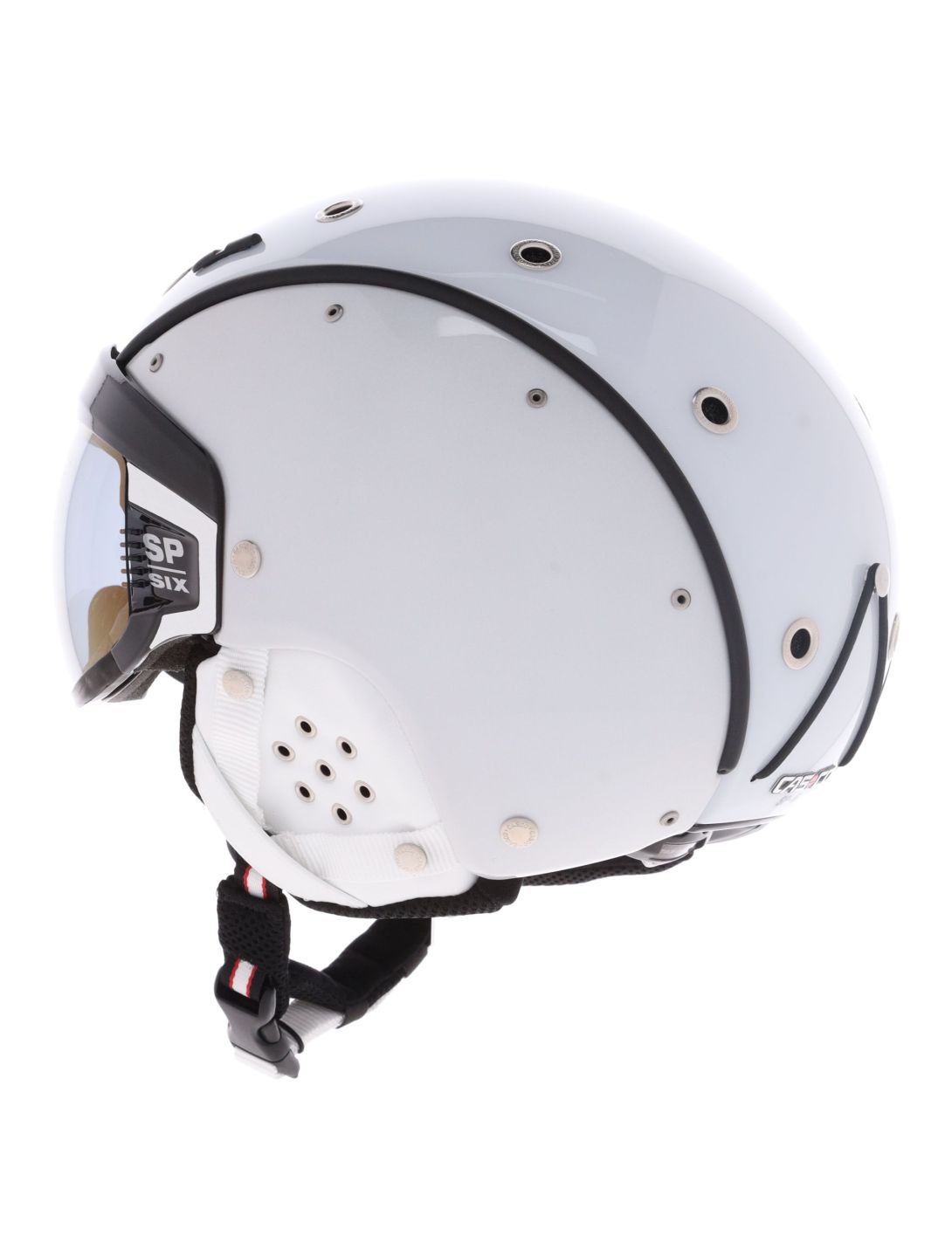 Casco, SP-6 casco con visera unisex Chameleon White blanco 