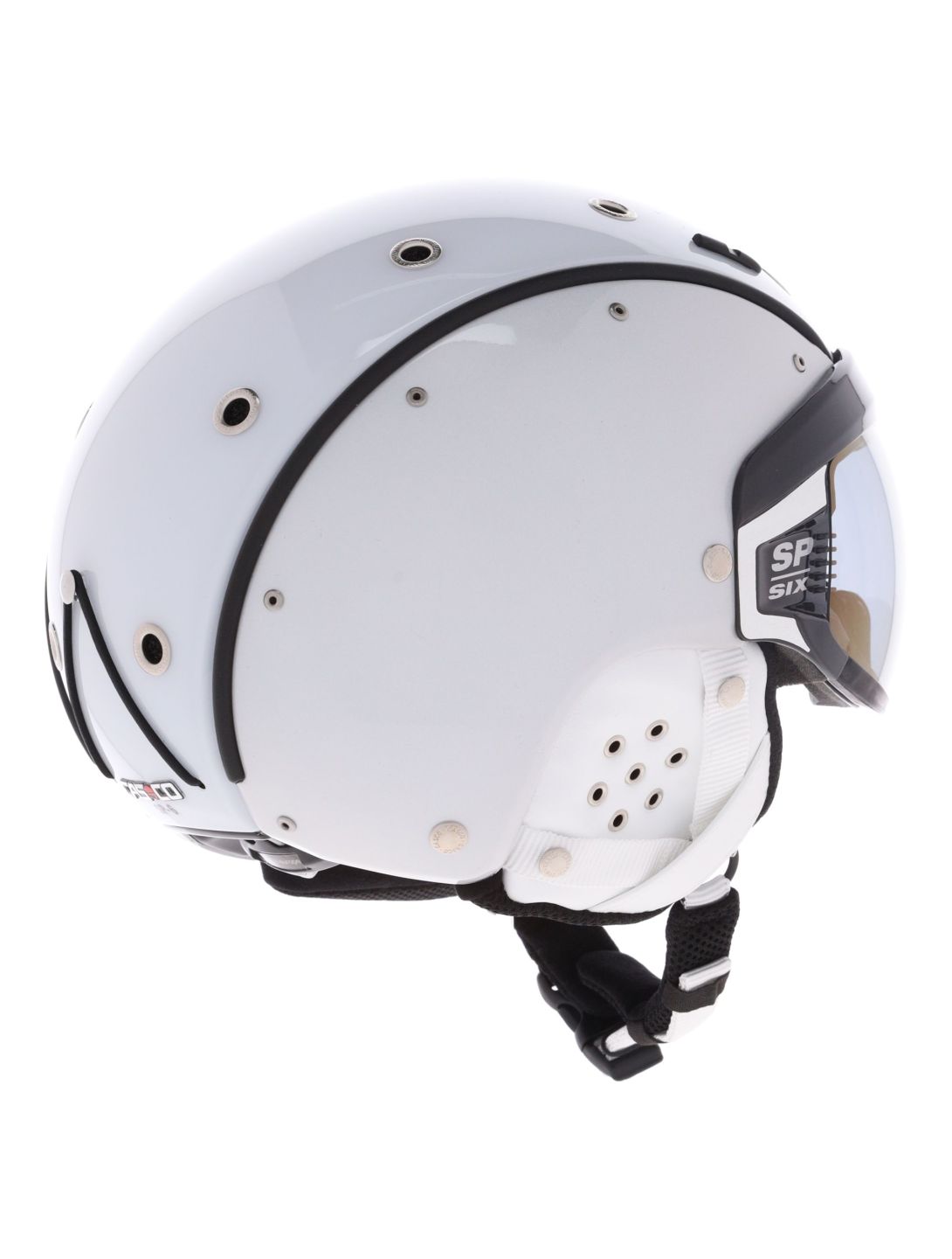 Casco, SP-6 casco con visera unisex Chameleon White blanco 