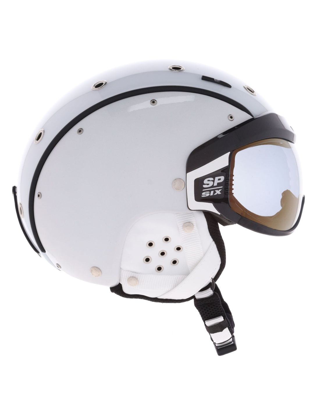 Casco, SP-6 casco con visera unisex Chameleon White blanco 