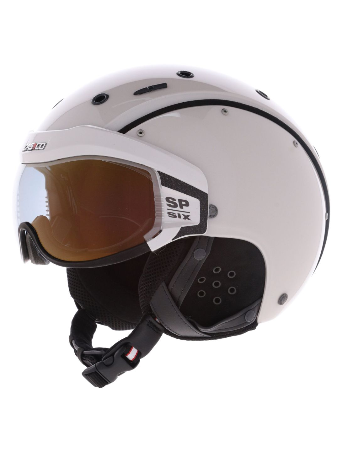 Casco, SP-6 casco con visera unisex Ivory White blanco 