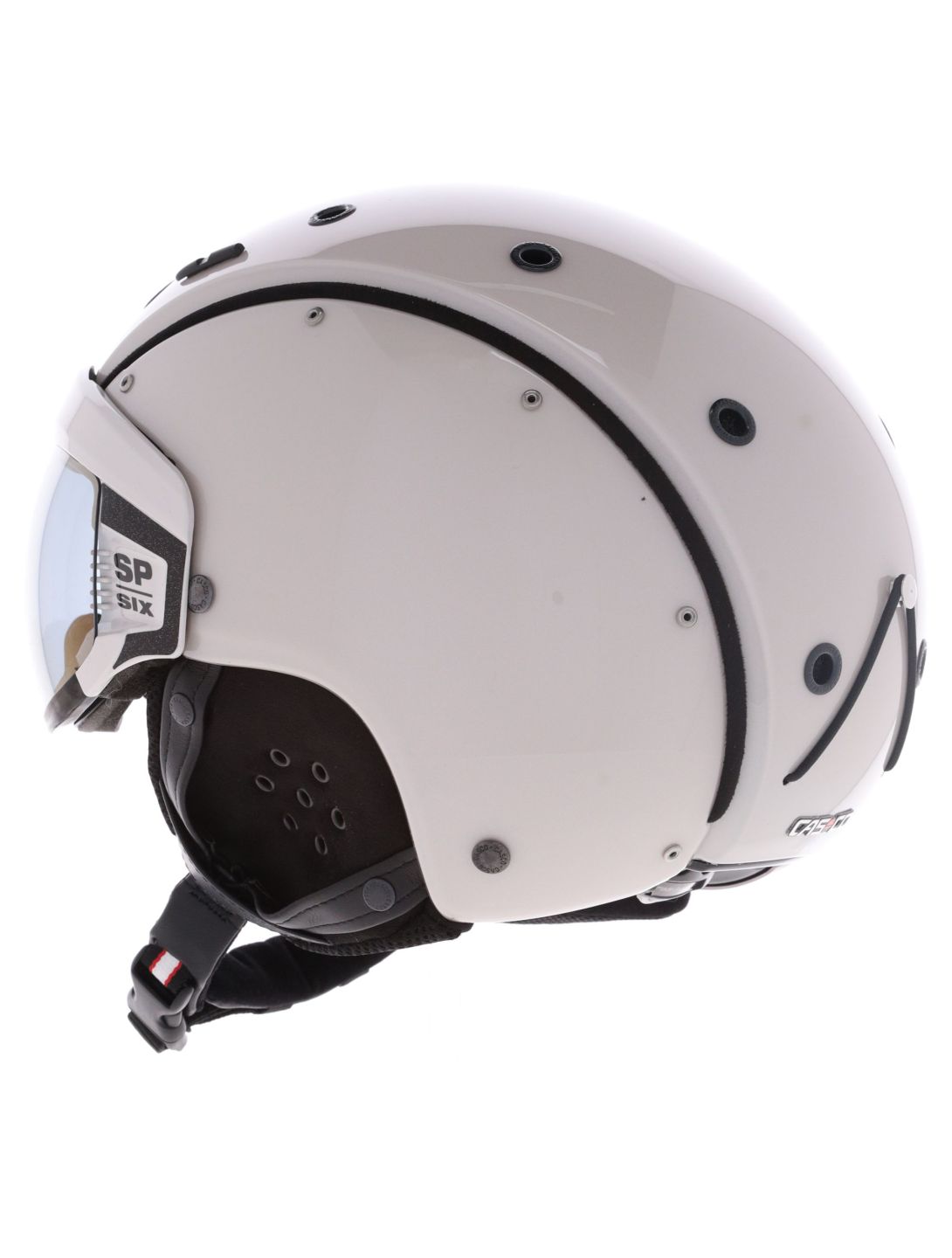 Casco, SP-6 casco con visera unisex Ivory White blanco 