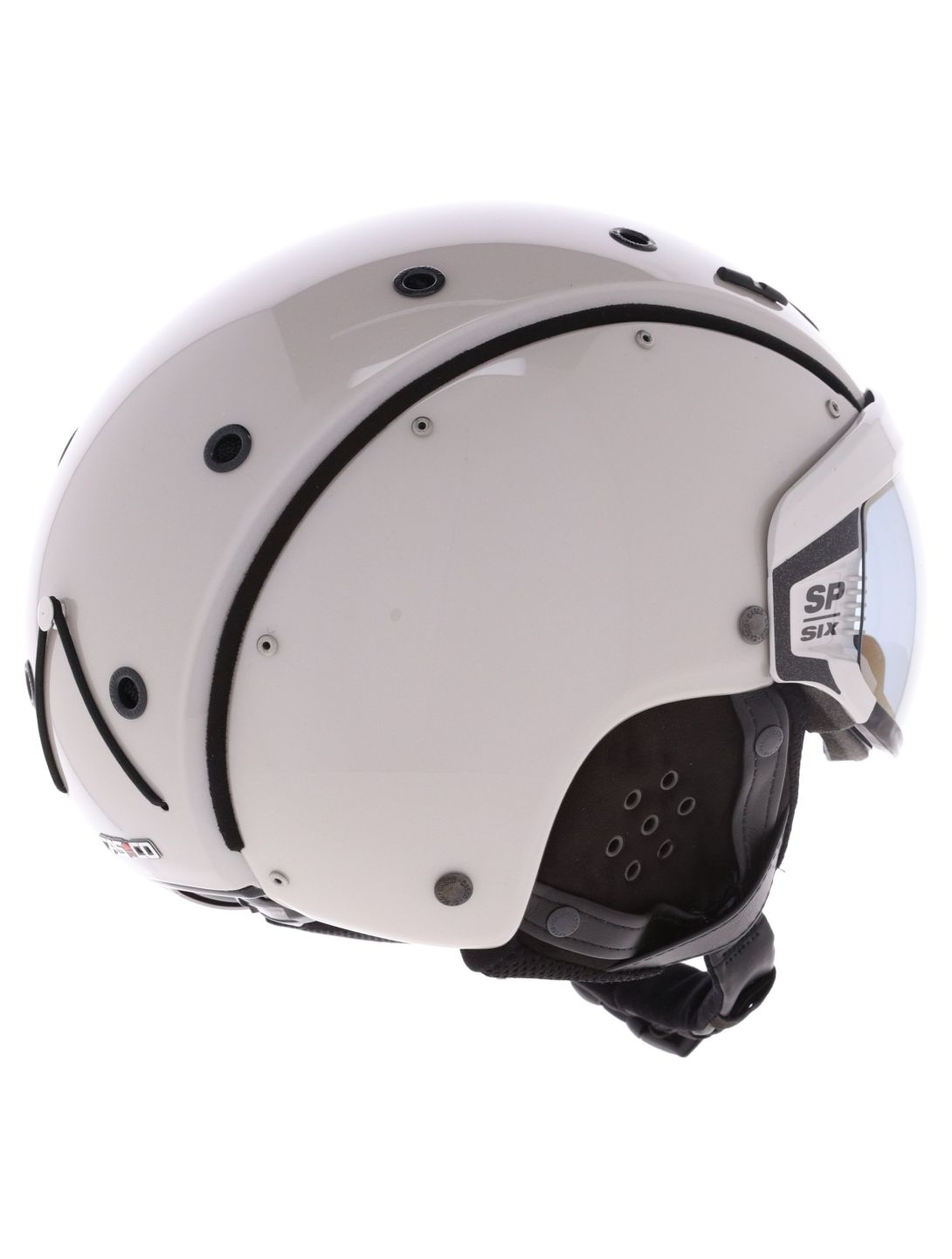 Casco, SP-6 casco con visera unisex Ivory White blanco 