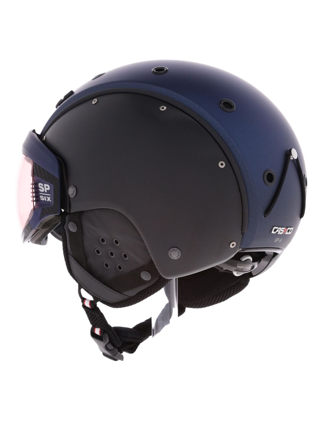 Casco, SP-6 casco con visera unisex Navy-Black Structure azul, negro 