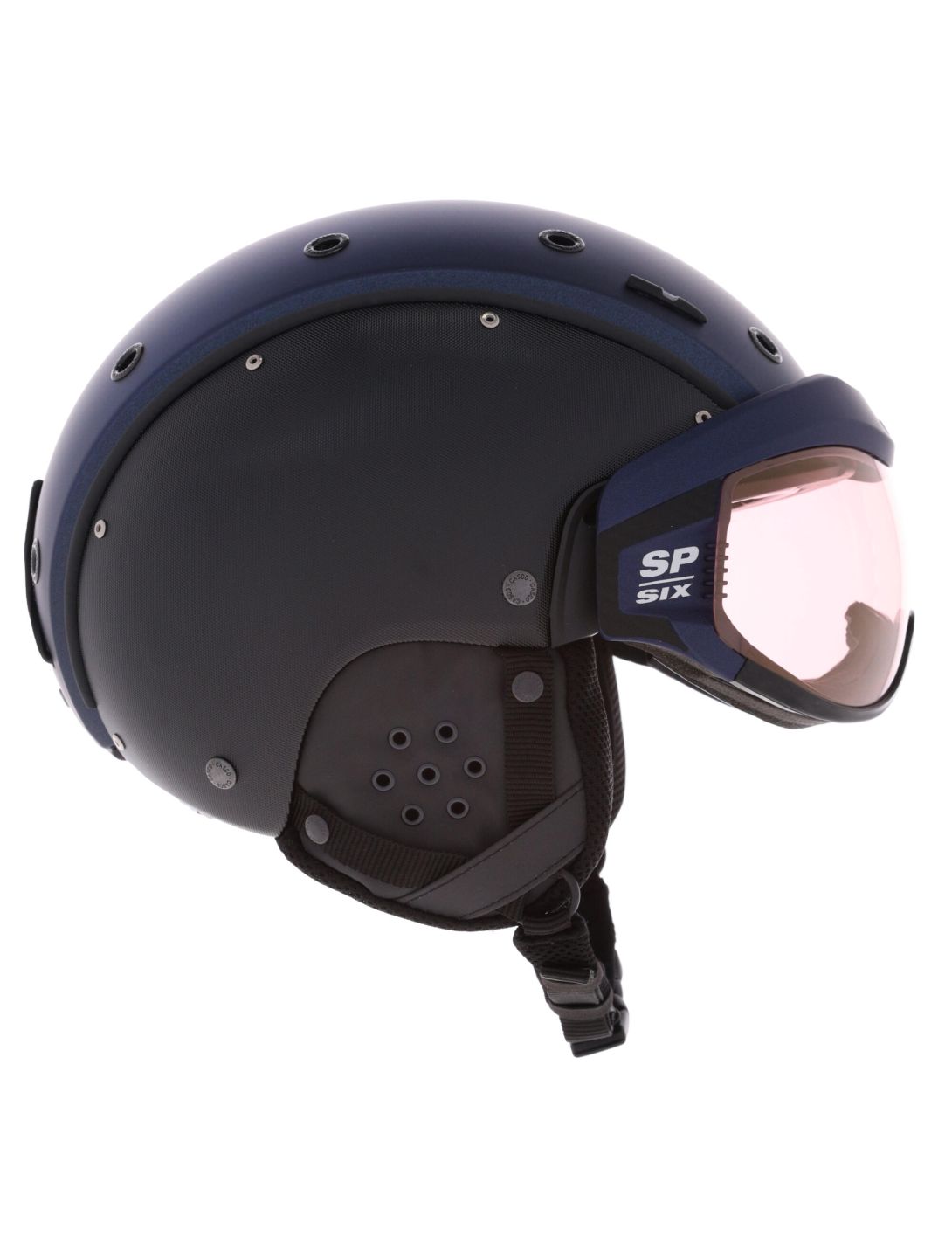 Casco, SP-6 casco con visera unisex Navy-Black Structure azul, negro 