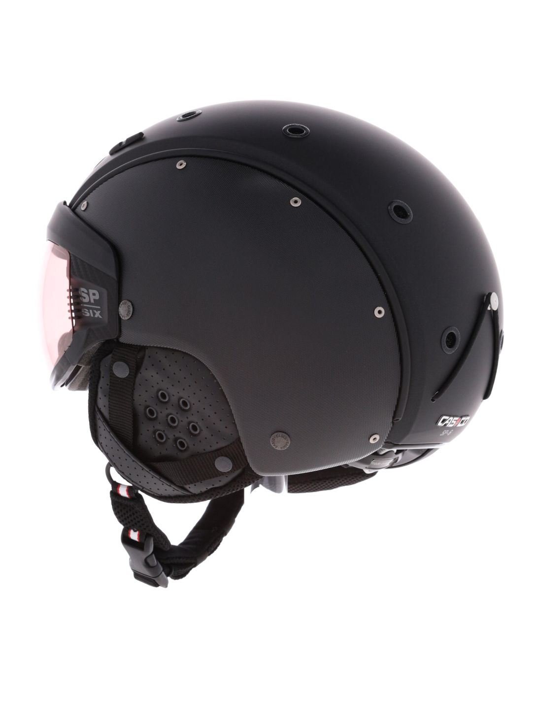 Casco, SP-6 casco con visera unisex Black Structure negro 