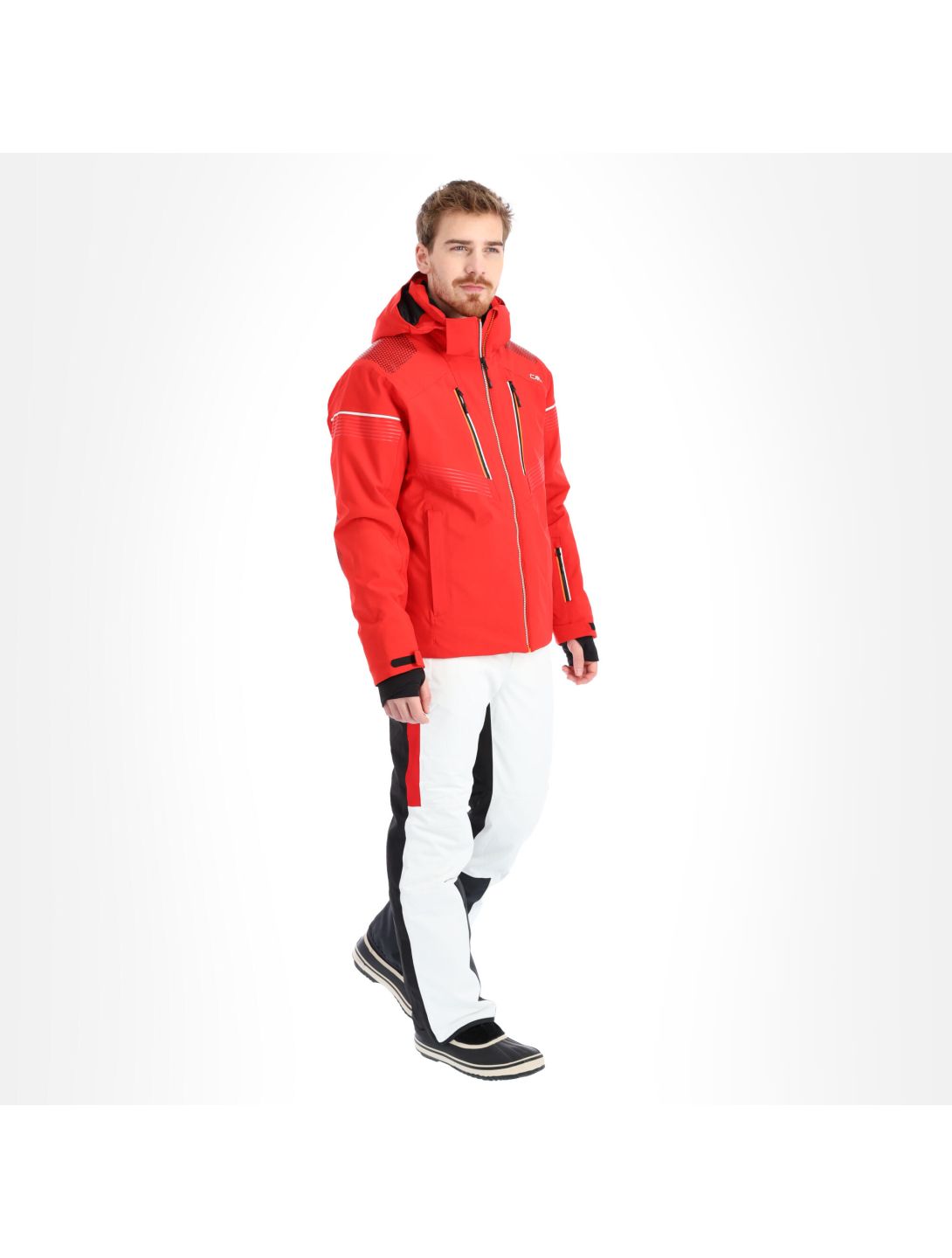 CMP, 30W0277 chaqueta de esquí hombres ferrari rojo