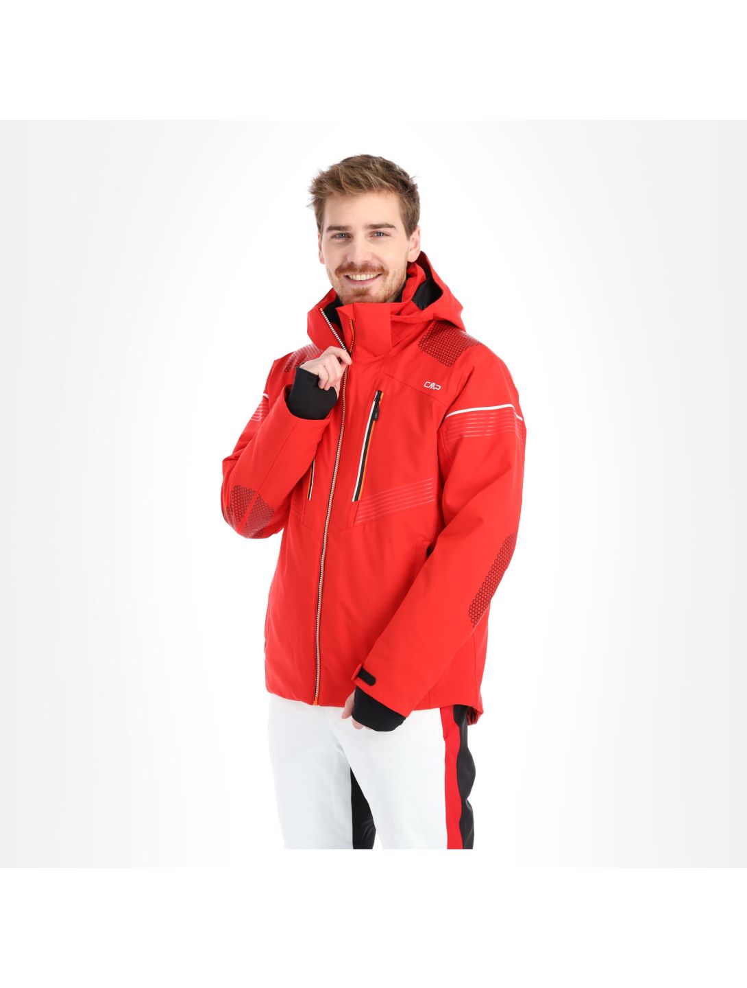 CMP, 30W0277 chaqueta de esquí hombres ferrari rojo