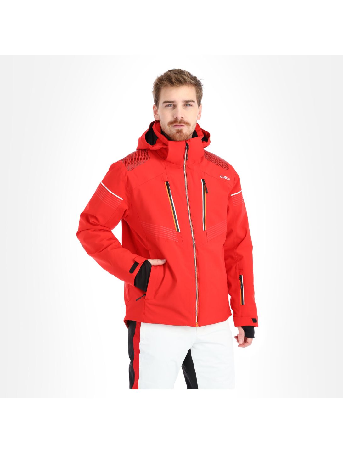 CMP, 30W0277 chaqueta de esquí hombres ferrari rojo