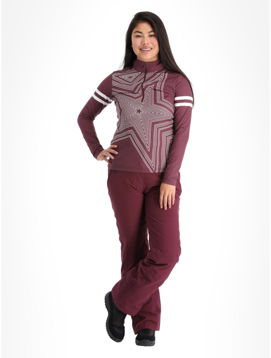 CMP, 31L0826 jersey mujeres prugna púrpura 