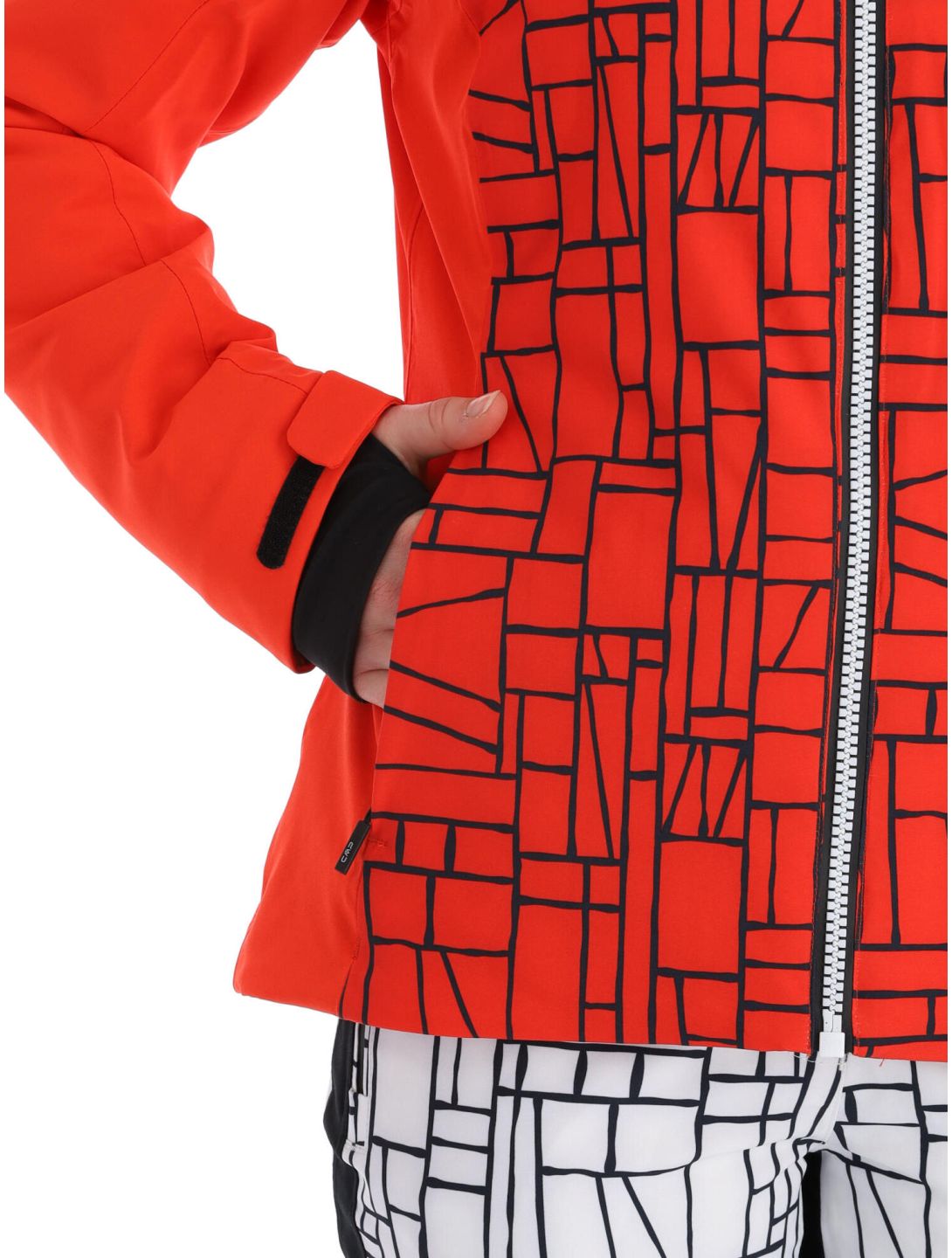 CMP, 31W0076 chaqueta de esquí mujeres grenadine rojo 