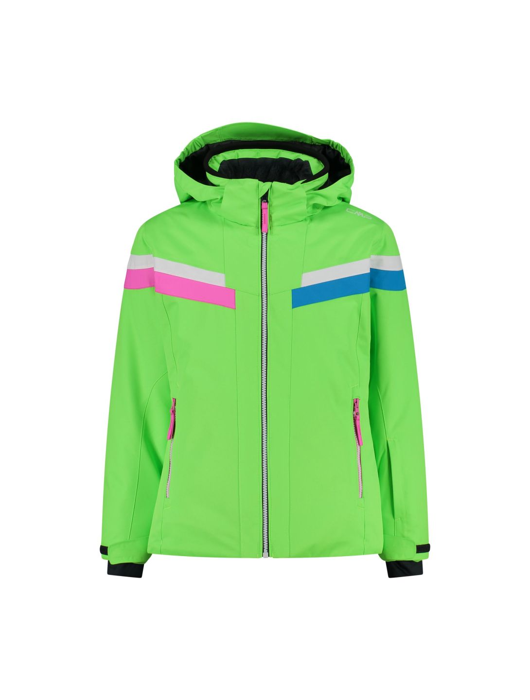 CMP, 32W0075 chaqueta de esquí niños apple fluo verde 