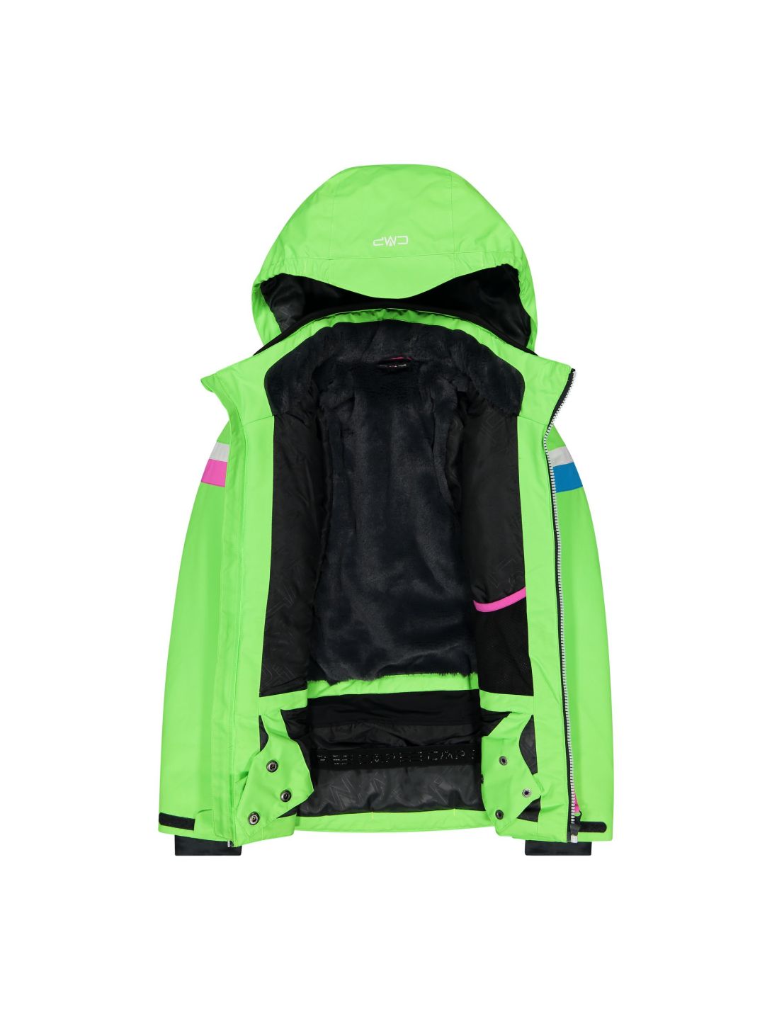 CMP, 32W0075 chaqueta de esquí niños apple fluo verde 