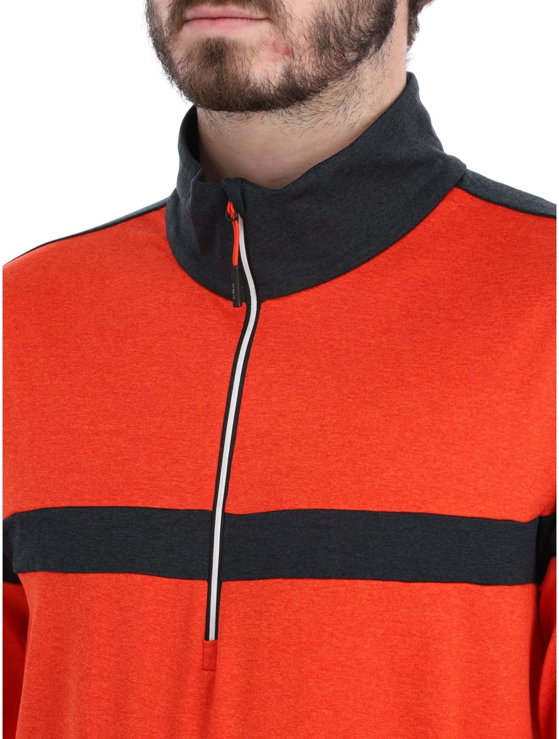 CMP, 33L1107 jersey hombres Flame Mel. naranja 