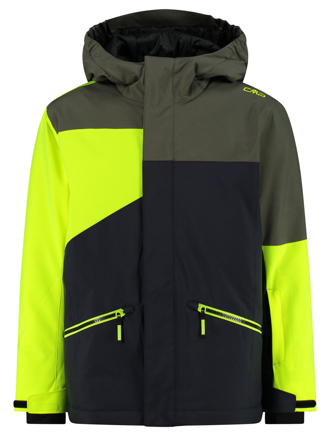 CMP, 33W0624 chaqueta de esquí niños Anthracite / Yellow Fluo amarillo, gris 