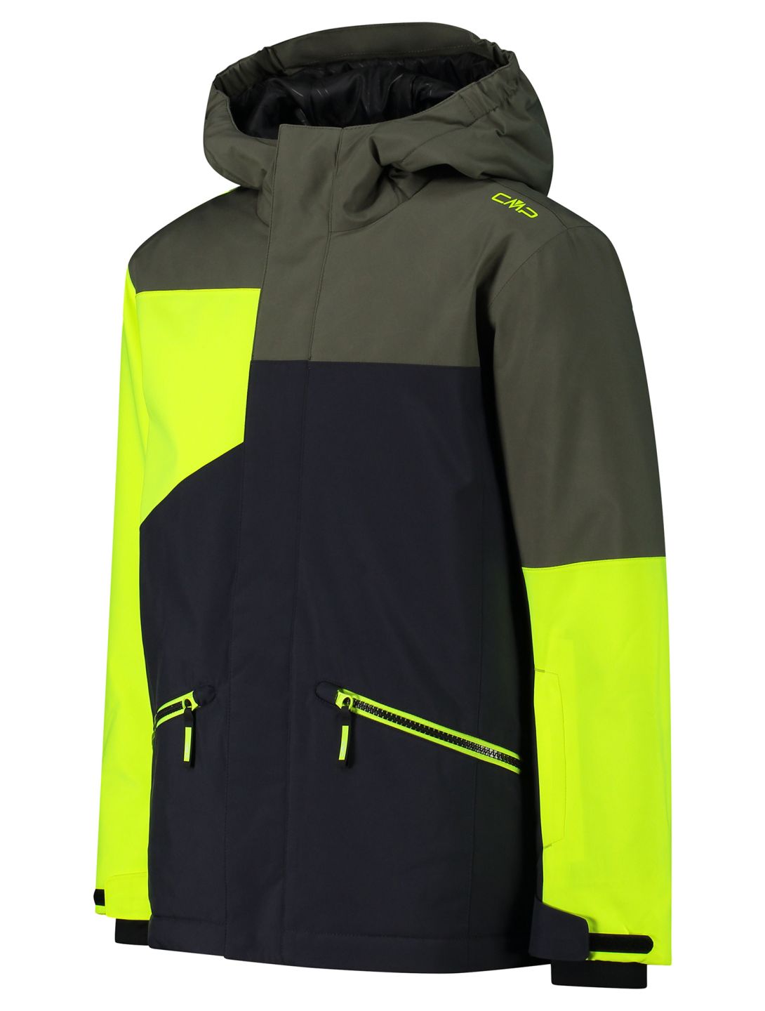 CMP, 33W0624 chaqueta de esquí niños Anthracite / Yellow Fluo amarillo, gris 