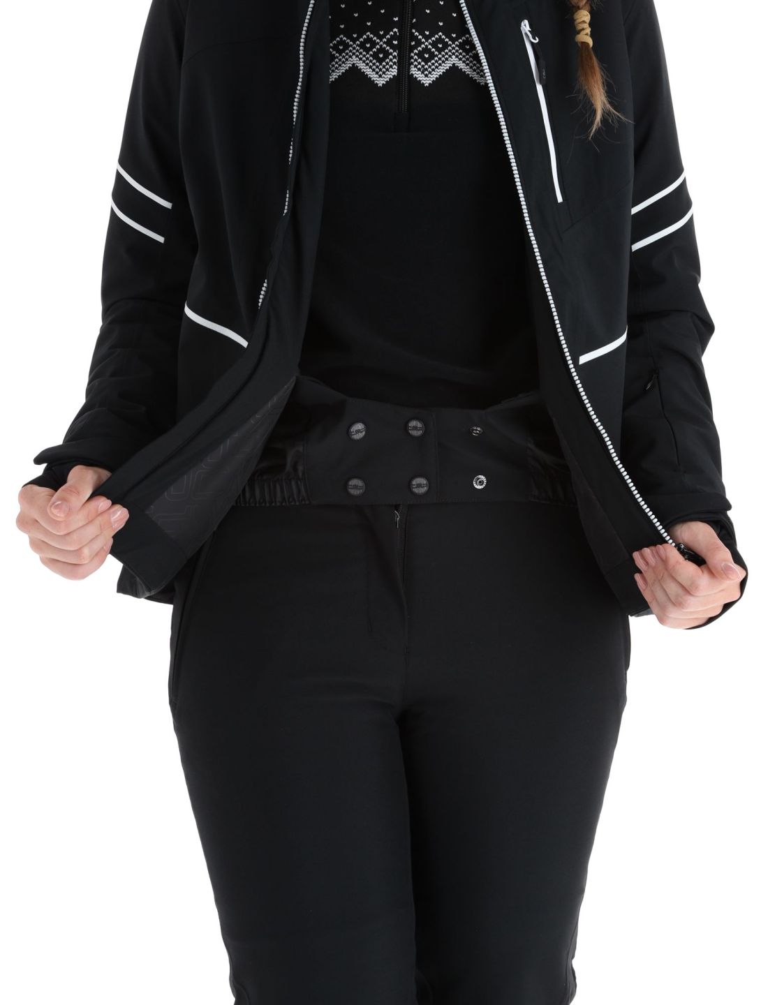 CMP, 33W0666 chaqueta de esquí mujeres Black negro 