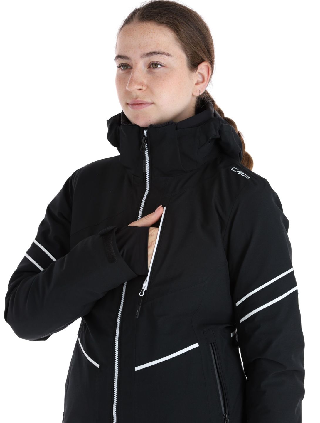 CMP, 33W0666 chaqueta de esquí mujeres Black negro 