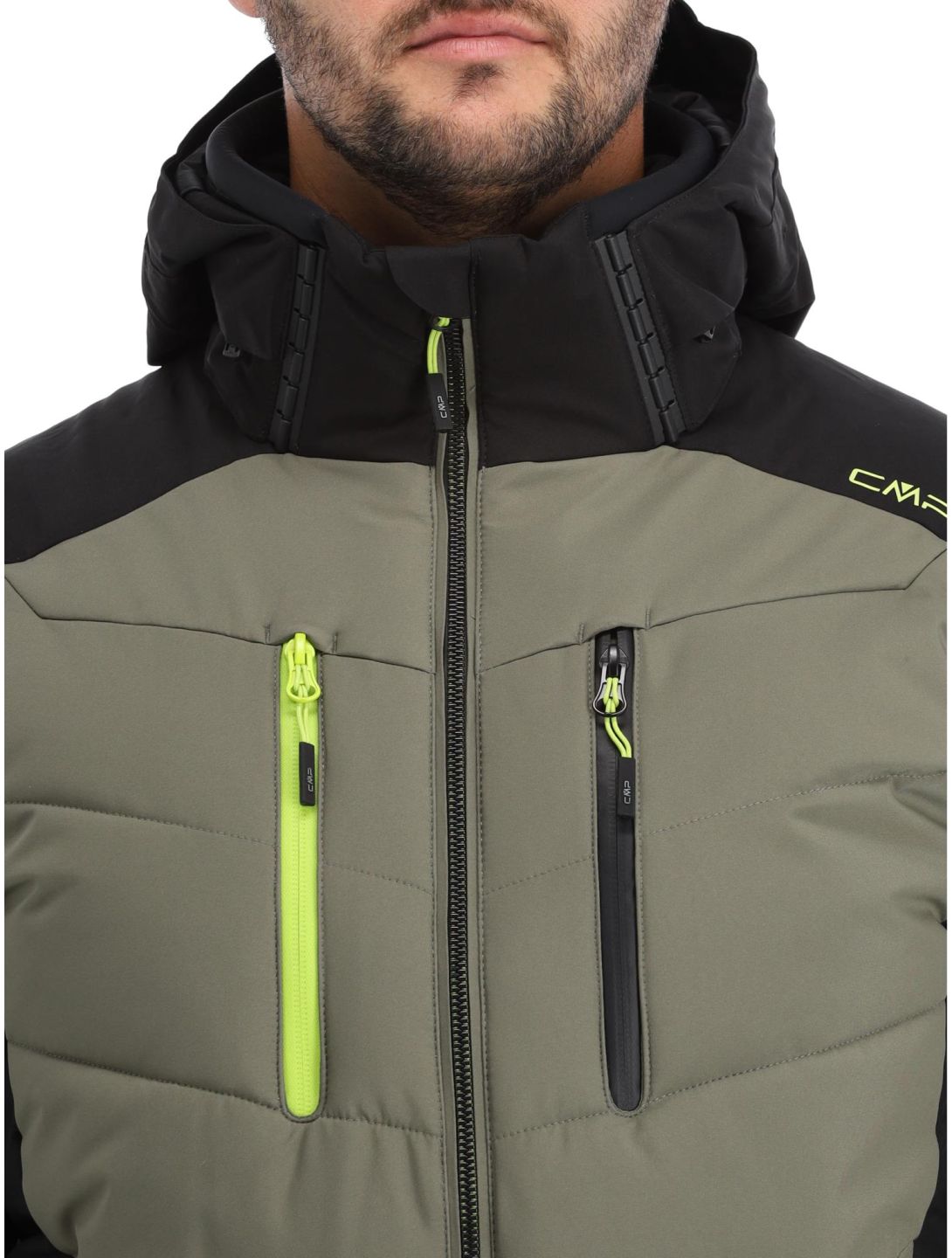 Chaqueta de esquí para hombre Cmp ZIP HOOD MAN 33W0837