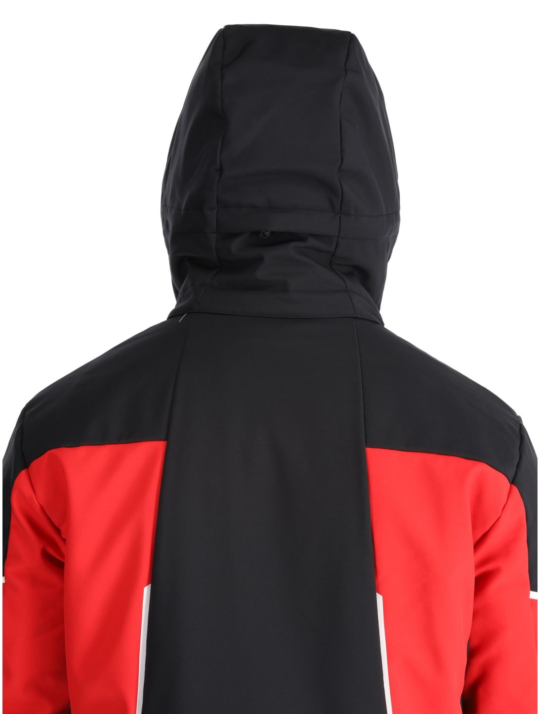 CMP, 33W0897 chaqueta de esquí softshell hombres Ferrari Black negro, rojo 