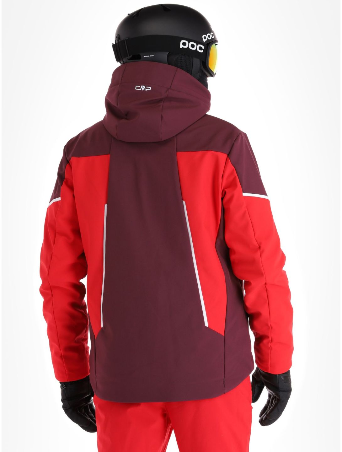 CMP, 33W0897 chaqueta de esquí softshell hombres Ferrari rojo 