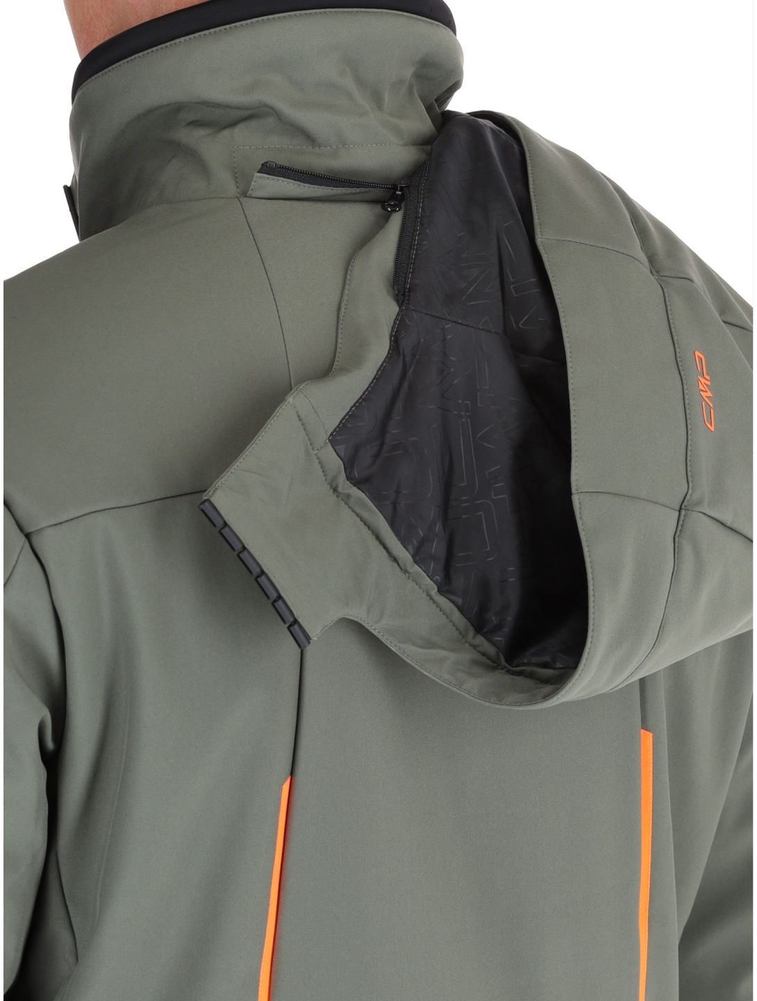 CMP, 33W0897 chaqueta de esquí softshell hombres Olive verde 