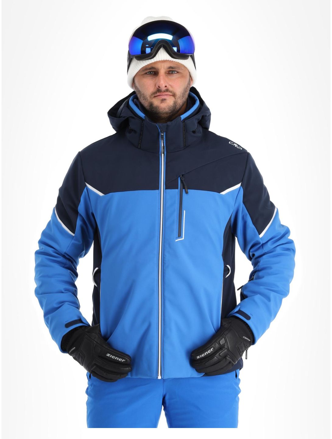 CMP, 33W0897 chaqueta de esquí softshell hombres Royal azul 