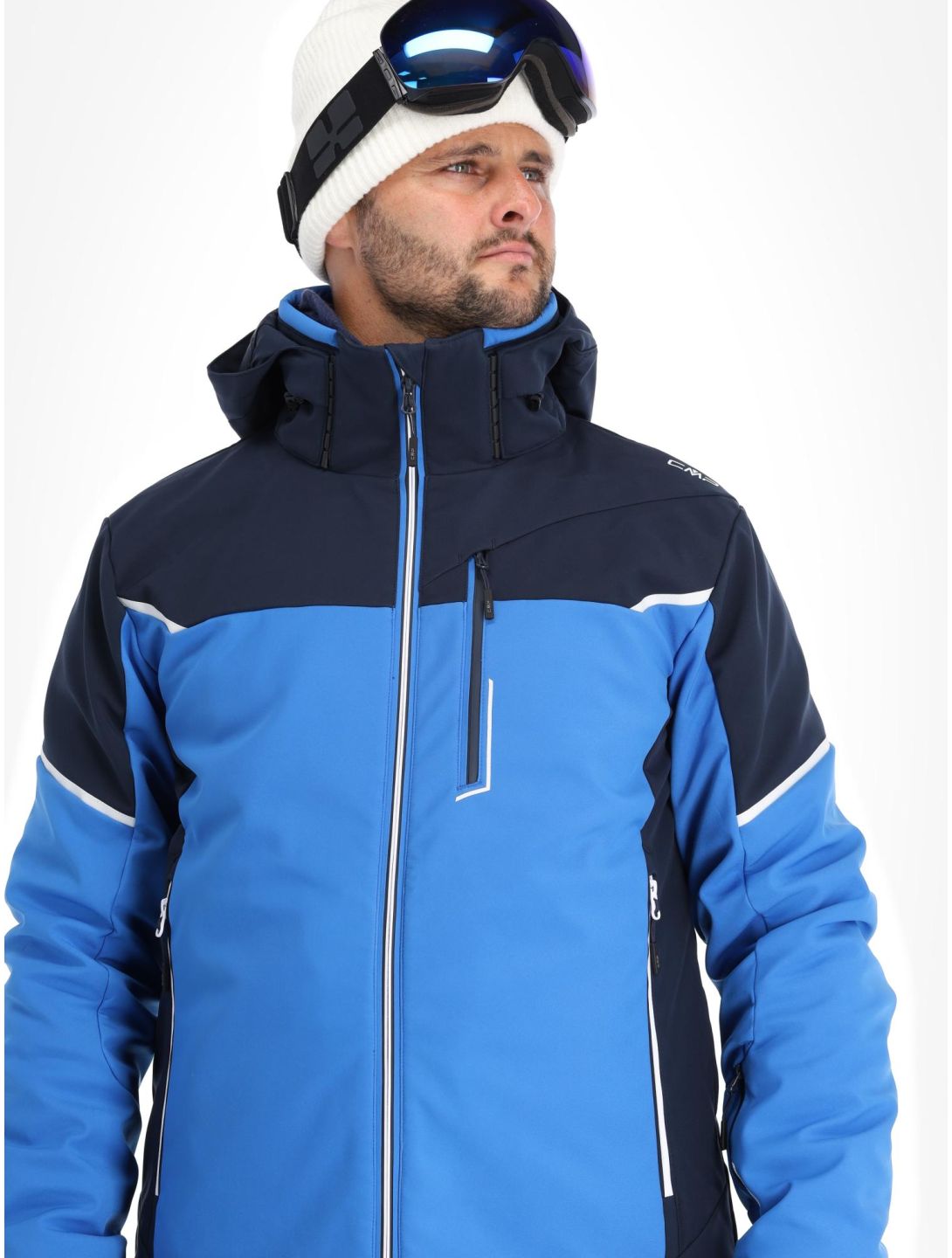 CMP, 33W0897 chaqueta de esquí softshell hombres Royal azul 