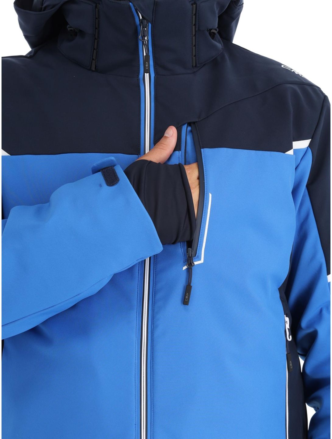 CMP, 33W0897 chaqueta de esquí softshell hombres Royal azul 