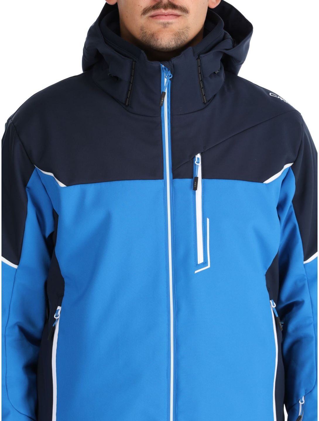 CMP, 33W0897 chaqueta de esquí softshell hombres Sapphire azul 