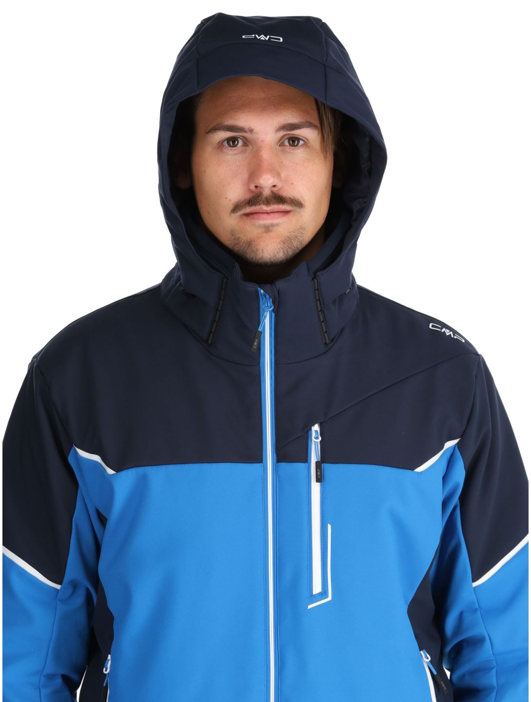 CMP, 33W0897 chaqueta de esquí softshell hombres Sapphire azul 