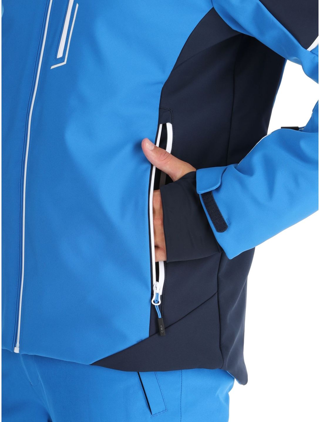 CMP, 33W0897 chaqueta de esquí softshell hombres Sapphire azul 