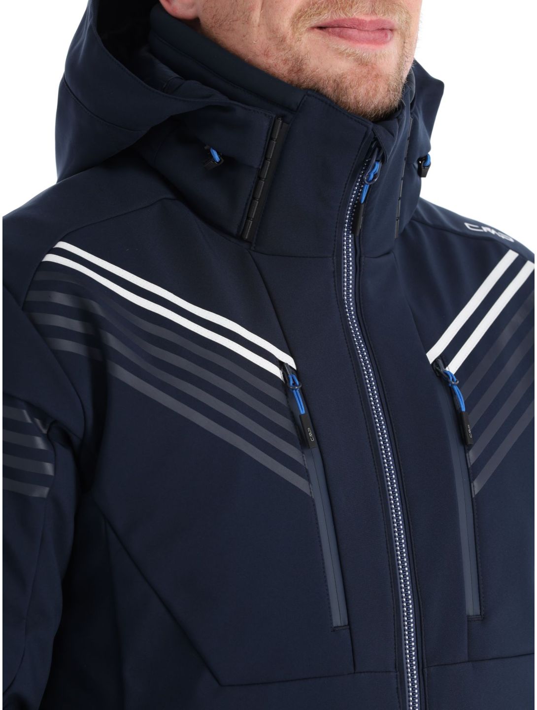 Chaqueta de esquí CMP para hombre azul real 31W0367 N951