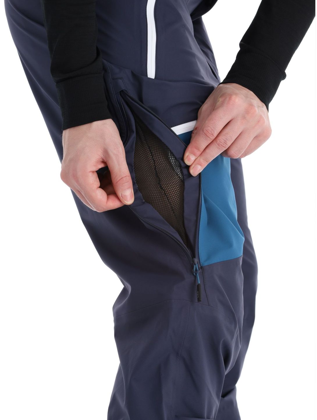 CMP, 33W2887 pantalones de esquí hardshell hombres B.Blue Petrol azul 