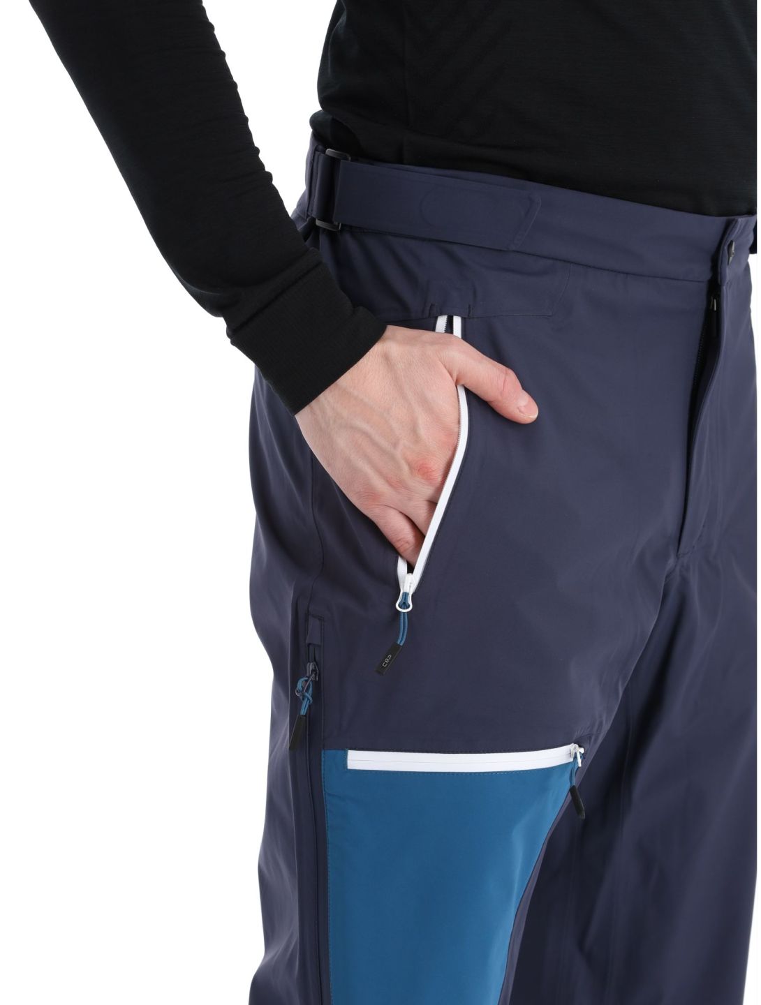 CMP, 33W2887 pantalones de esquí hardshell hombres B.Blue Petrol azul 