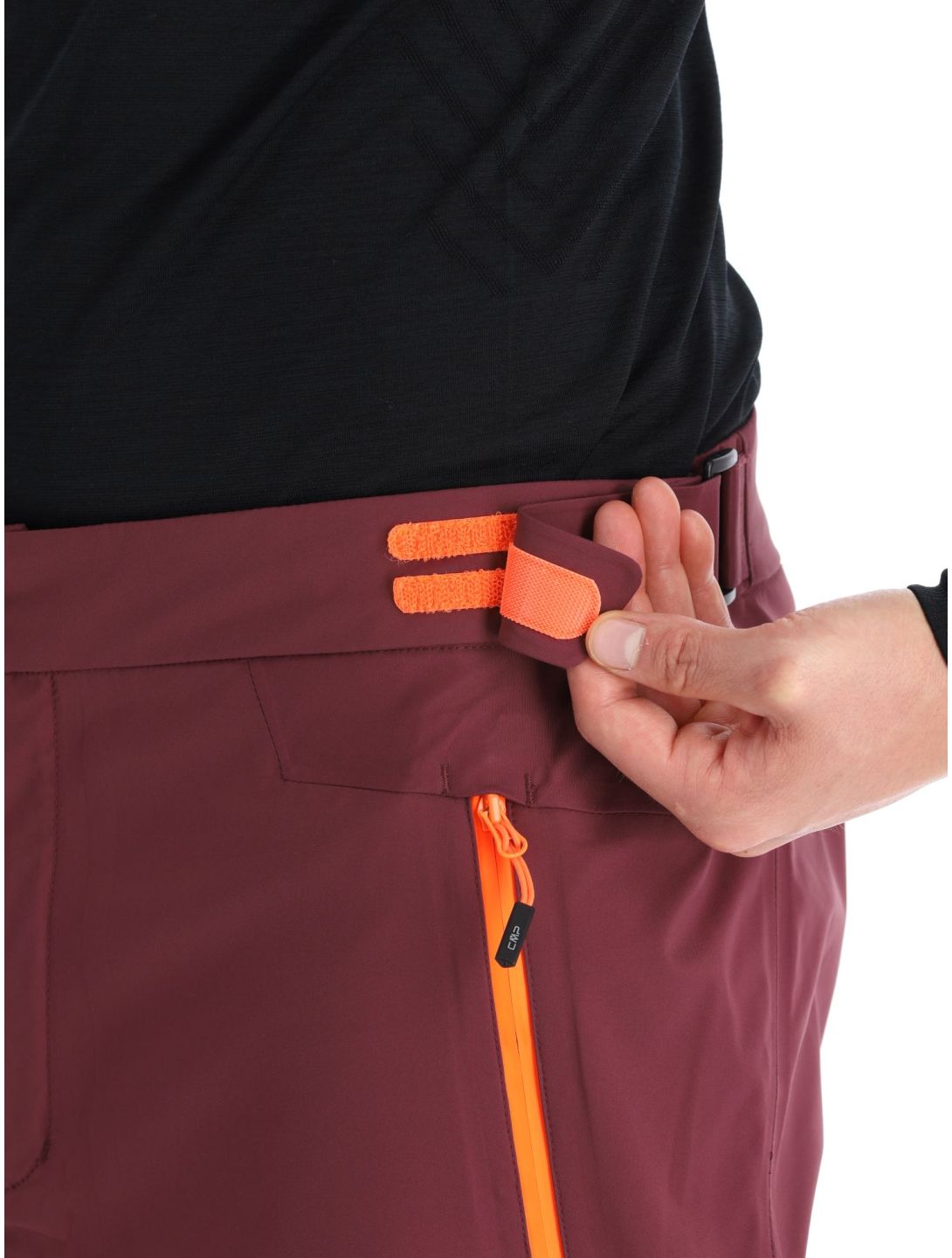 CMP, 33W2887 pantalones de esquí hardshell hombres Burgundy borgoña 