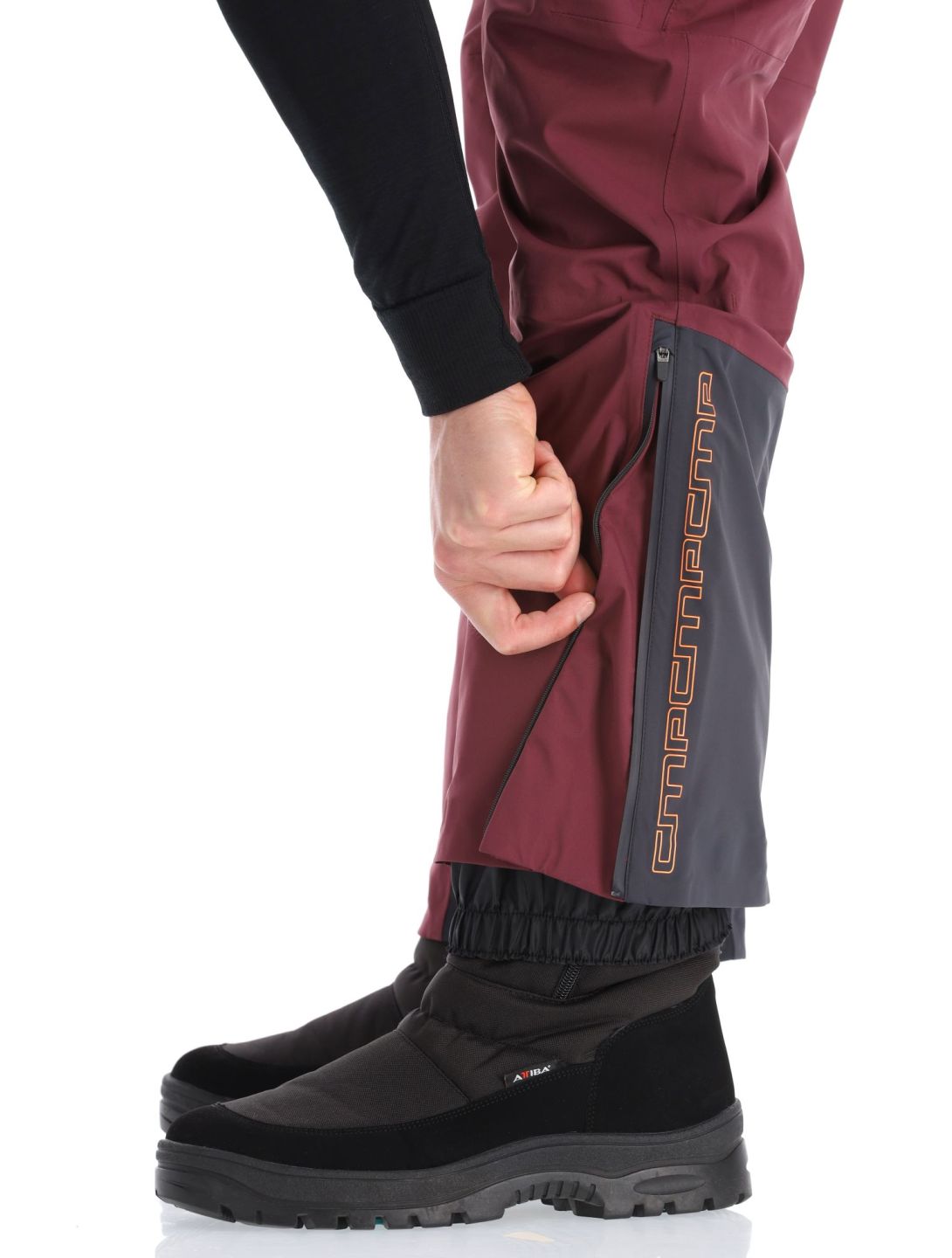 CMP, 33W2887 pantalones de esquí hardshell hombres Burgundy borgoña 