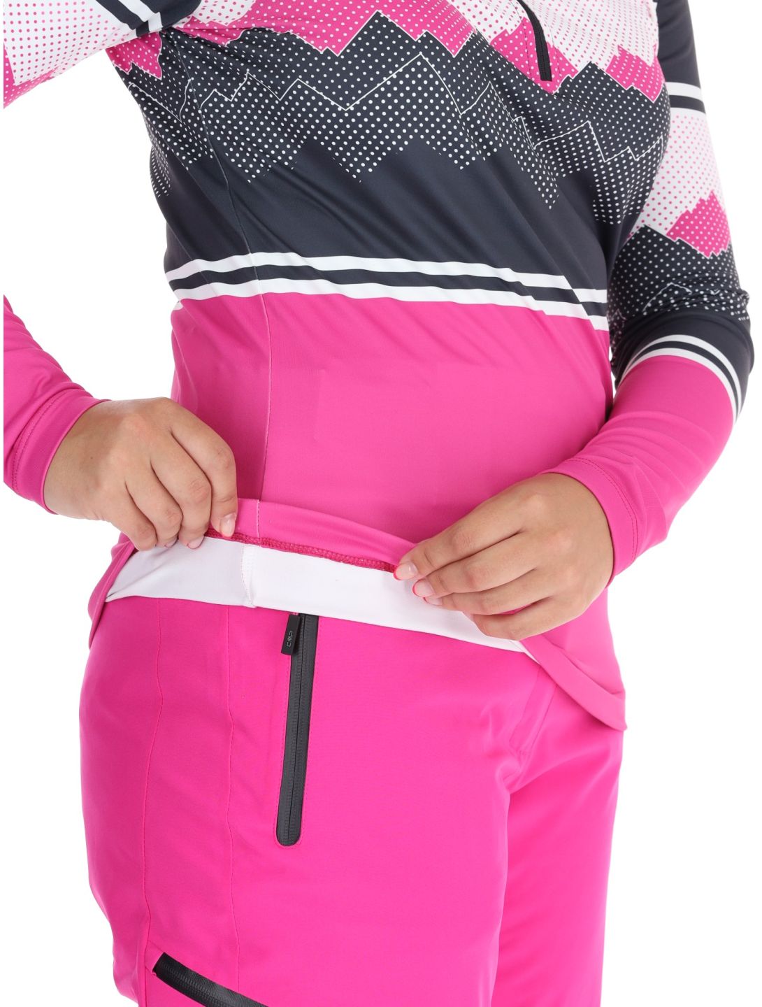 CMP, 34L4216 jersey mujeres Festival / Anthracite gris, rosa 