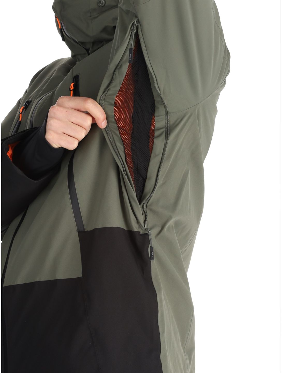 CMP, 34W2037 chaqueta de esquí hombres Olive verde 