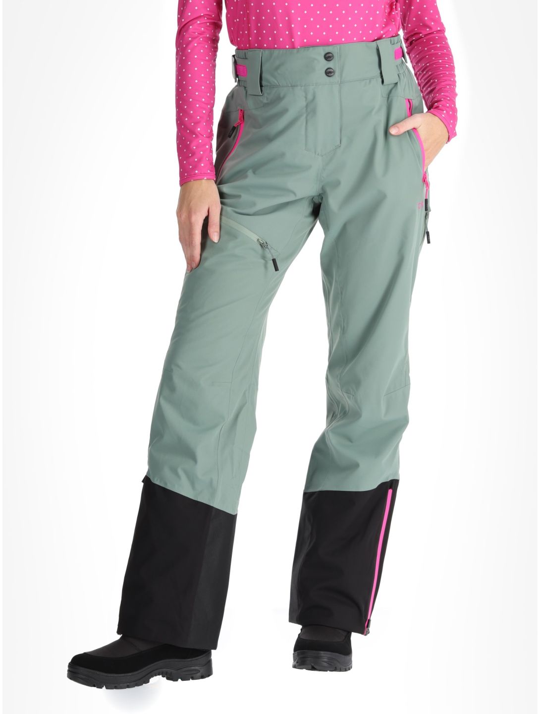 CMP, 34W2046 pantalones de esquí mujeres Mineral verde 