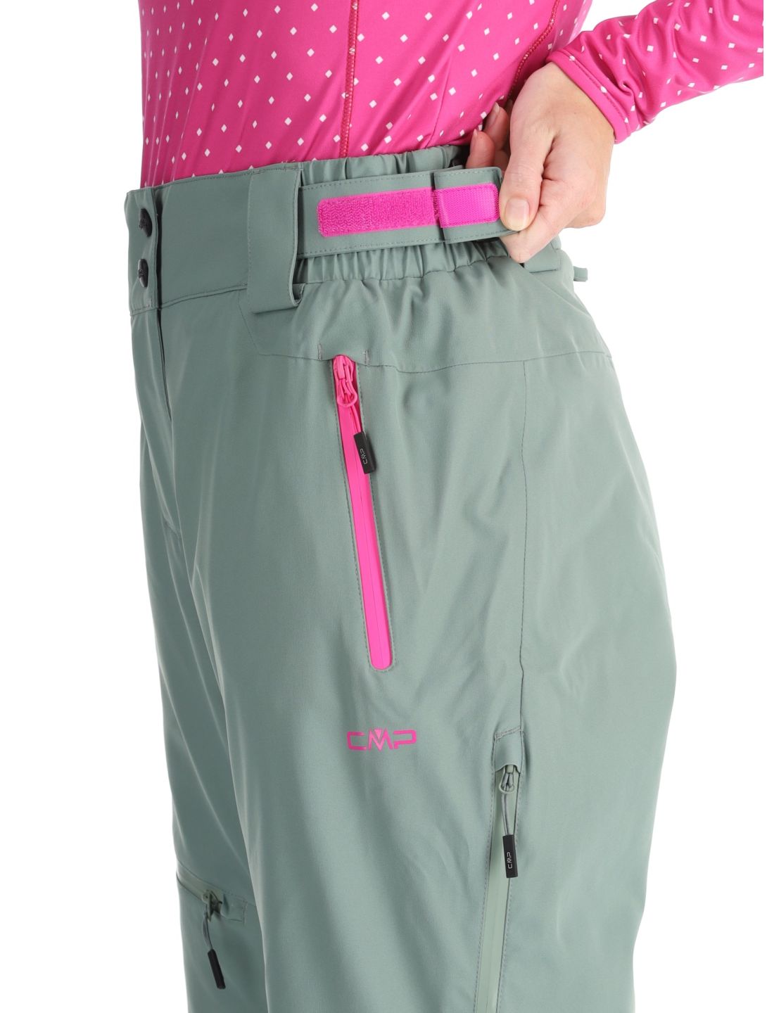 CMP, 34W2046 pantalones de esquí mujeres Mineral verde 